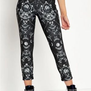 Blackmilk Dead Pretty Cuffed Pants Size M